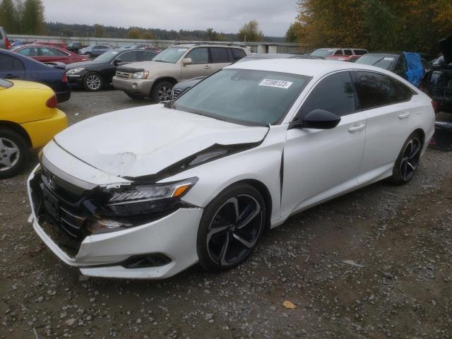 Image 1 of 2022 HONDA ACCORD SPORT 2022 with VIN 1HGCV1F36NA009472
