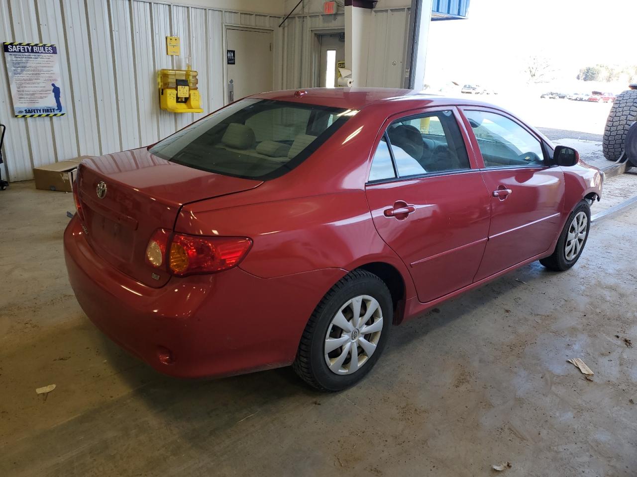 Image 3 of 2009 TOYOTA COROLLA BASE 2009 with VIN 1NXBU40E39Z094778
