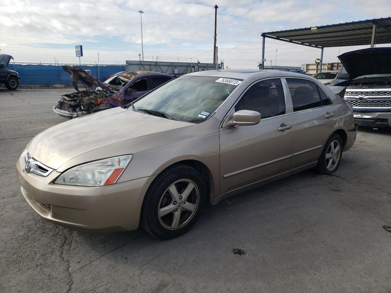Image 1 of 2003 HONDA ACCORD EX 2003 with VIN JHMCM56683C034540