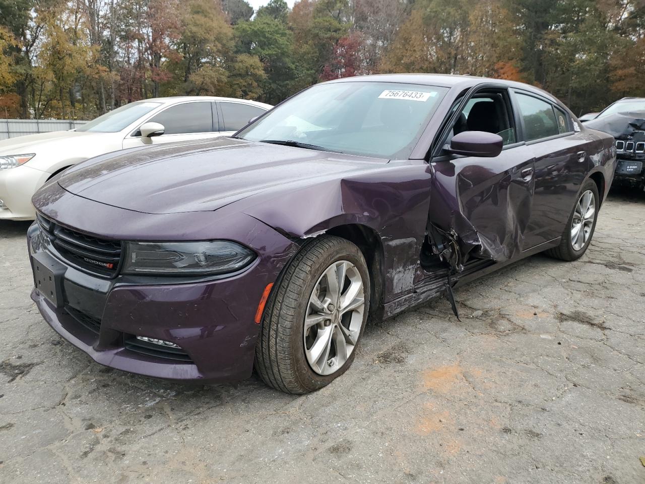 Image 1 of 2022 DODGE CHARGER SXT 2022 with VIN 2C3CDXJG9NH143431
