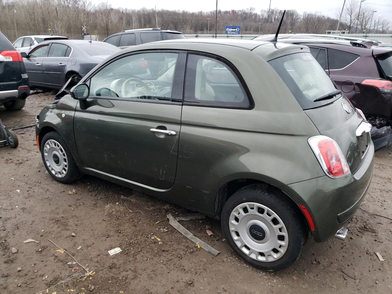 Image 2 of 2015 FIAT 500 POP 2015 with VIN 3C3CFFAR2FT502407