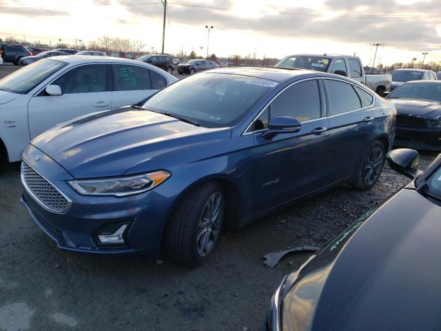 Image 1 of 2019 FORD FUSION TITANIUM 2019 with VIN 3FA6P0RUXKR119713