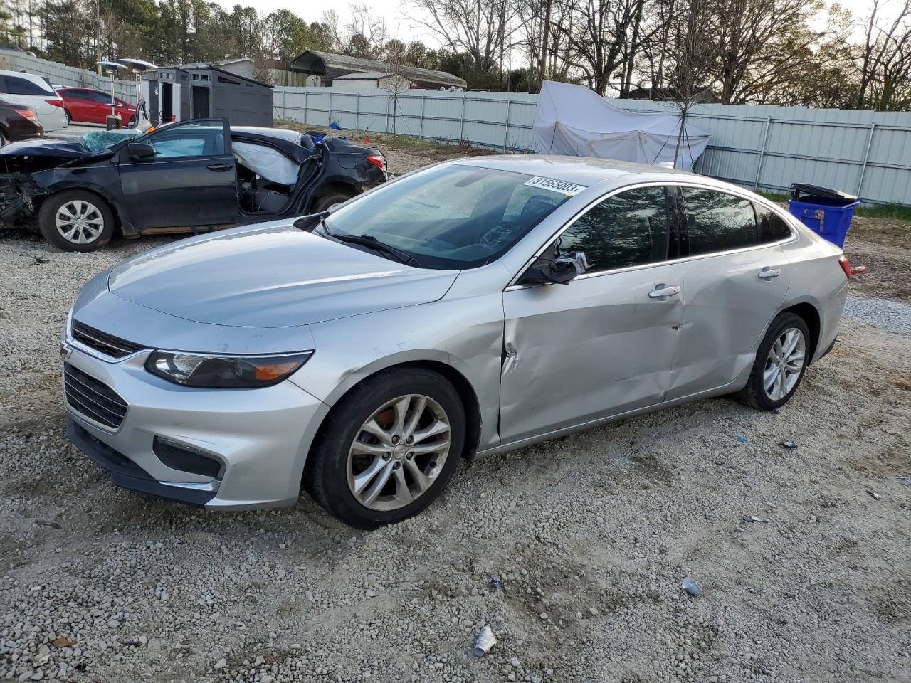 Image 1 of 2017 CHEVROLET MALIBU LT 2017 with VIN 1G1ZE5ST5HF184172