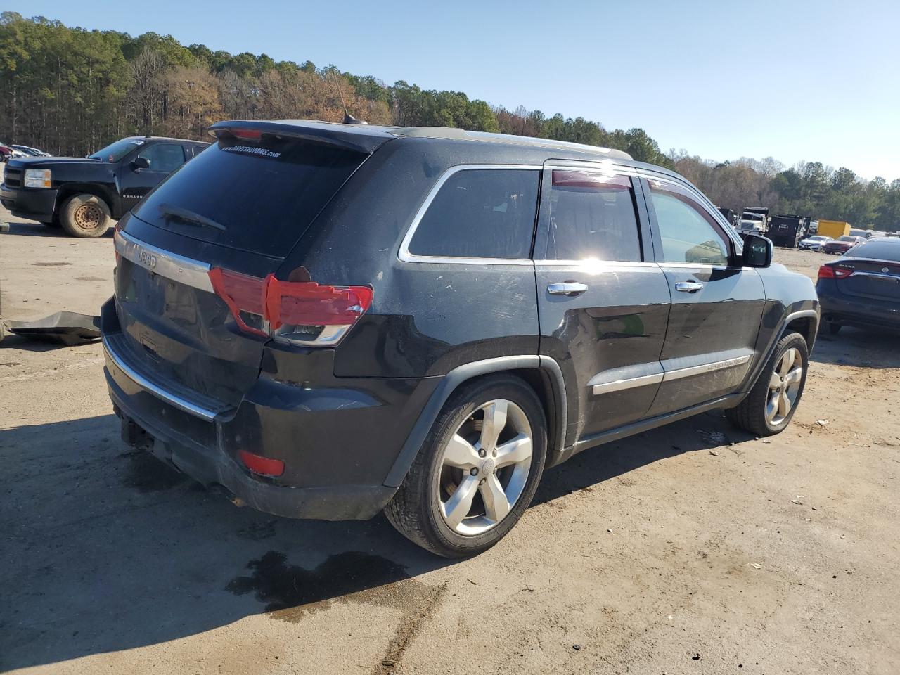 Image 3 of 2012 JEEP GRAND CHEROKEE OVERLAND 2012 with VIN 1C4RJFCT8CC351657