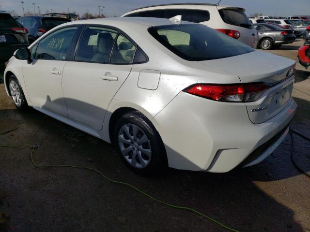 Image 2 of 2021 TOYOTA COROLLA LE 2021 with VIN JTDEPMAE0MJ140097