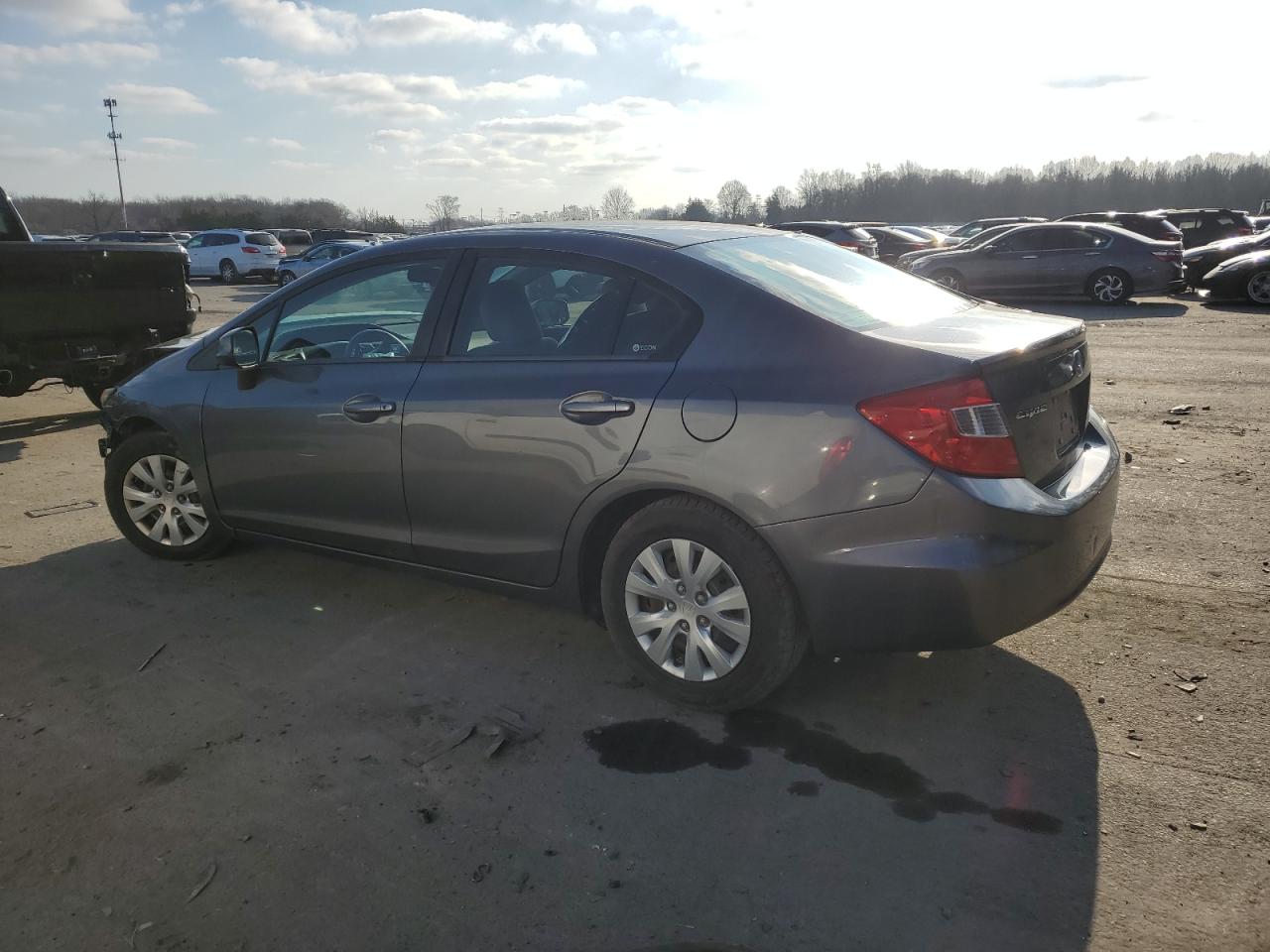 Image 2 of 2012 HONDA CIVIC LX 2012 with VIN 19XFB2F52CE372146