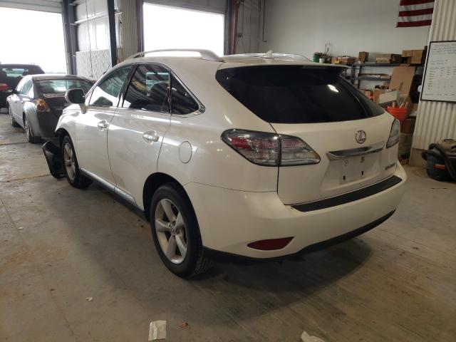 Image 3 of 2012 LEXUS RX 350 2012 with VIN 2T2BK1BA8CC127745