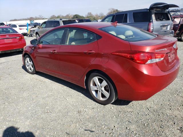 Image 2 of 2012 HYUNDAI ELANTRA GLS 2012 with VIN KMHDH4AE5CU427677