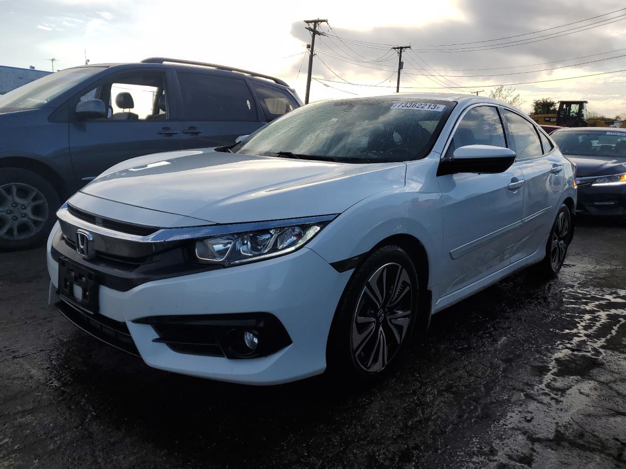Image 1 of 2018 HONDA CIVIC EX 2018 with VIN 19XFC1F37JE000904