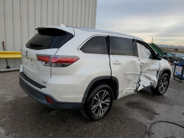 Image 3 of 2016 TOYOTA HIGHLANDER XLE 2016 with VIN 5TDKKRFHXGS172774