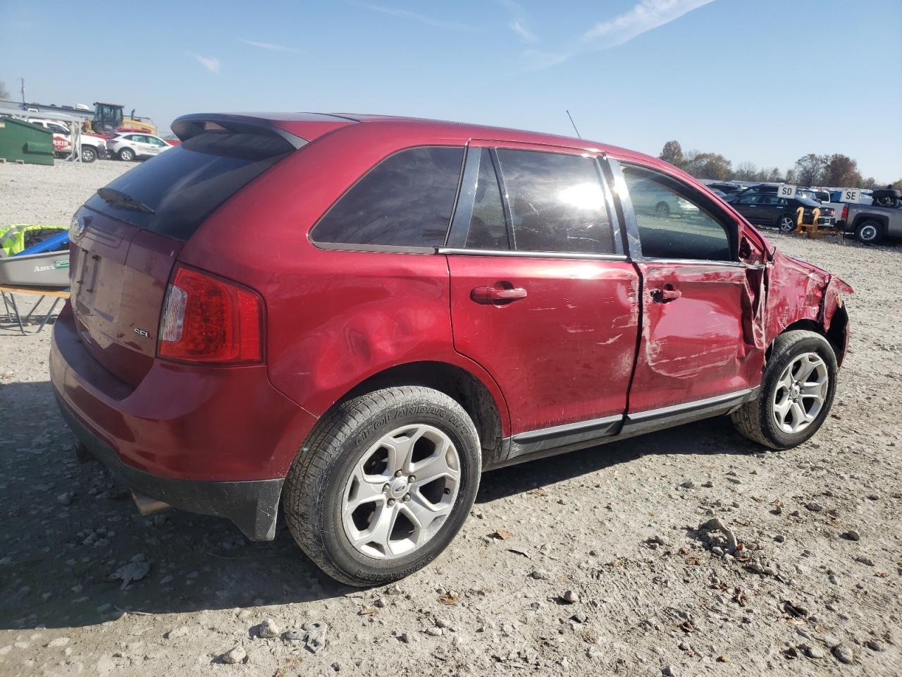Image 3 of 2013 FORD EDGE SEL 2013 with VIN 2FMDK3JC9DBA31365