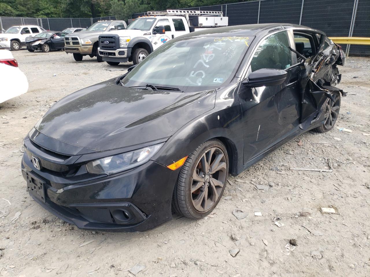 Image 1 of 2020 HONDA CIVIC SPORT 2020 with VIN 2HGFC2F86LH595223