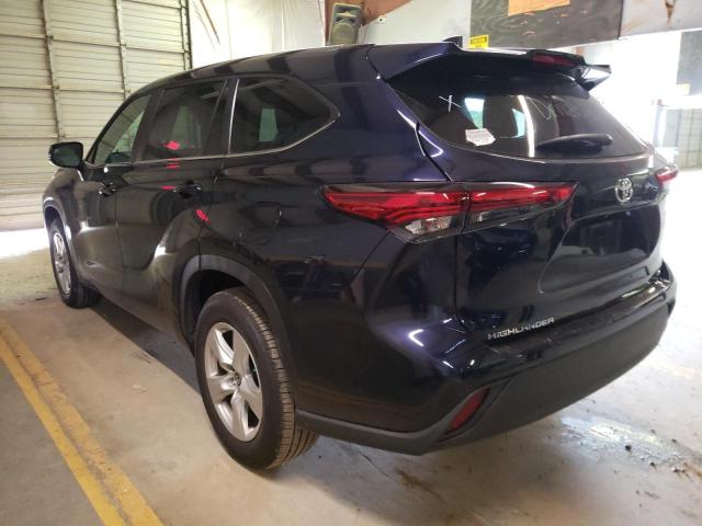 Image 2 of 2023 TOYOTA HIGHLANDER L 2023 with VIN 5TDKDRAH5PS021763