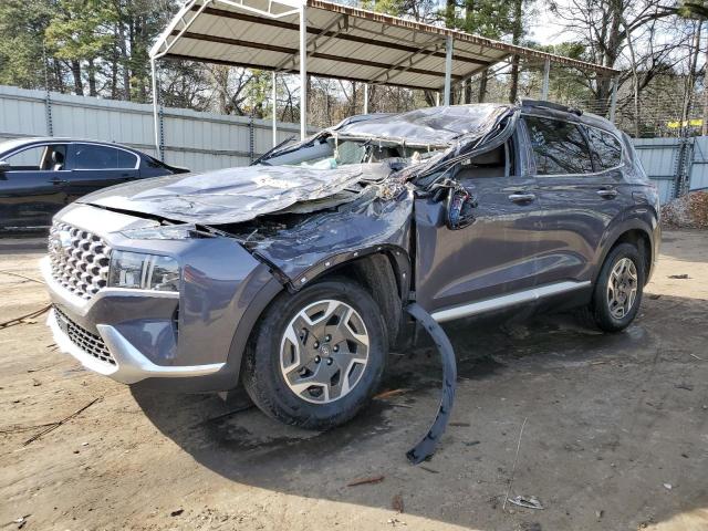 Изображение 1 2022 HYUNDAI SANTA FE BLUE 2022 с VIN KM8S2DA11NU042481