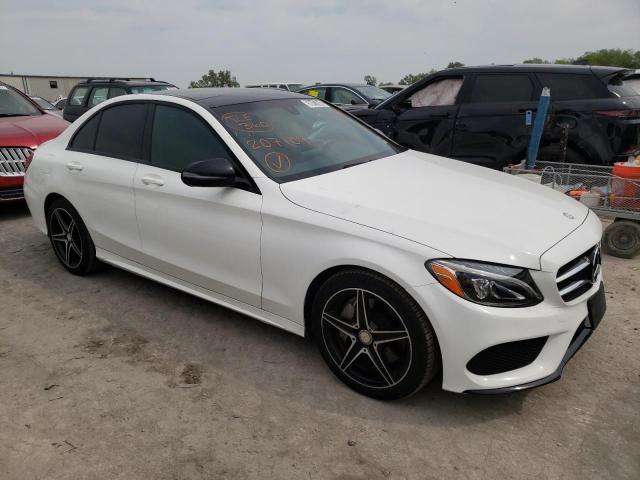 Image 1 of 2017 MERCEDES-BENZ C 300 4MATIC 2017 with VIN 55SWF4KB0HU207109