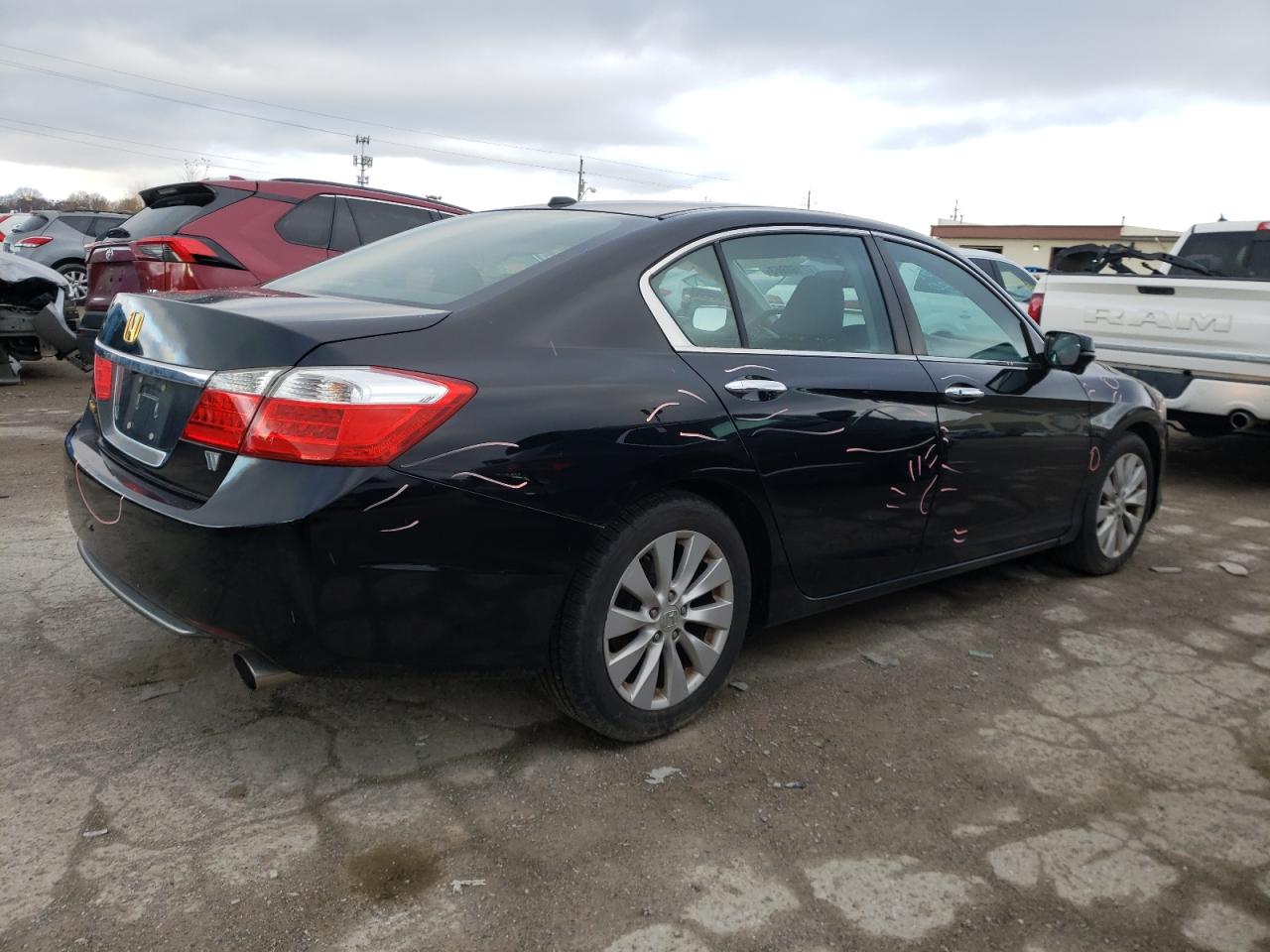 Image 3 of 2014 HONDA ACCORD EXL 2014 with VIN 1HGCR2F80EA025379