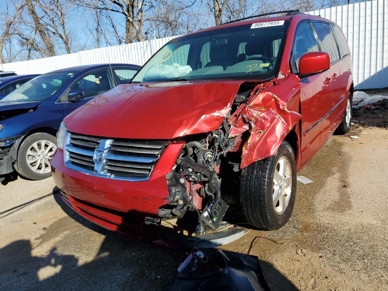 Image 1 of 2008 DODGE GRAND CARAVAN SXT 2008 with VIN 2D8HN54P98R123713