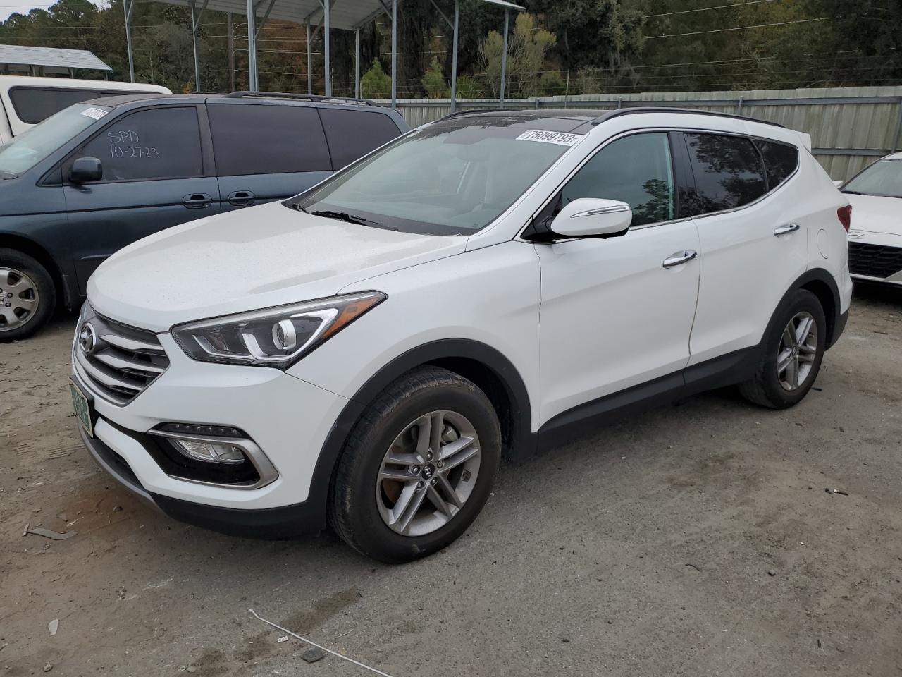Image 1 of 2017 HYUNDAI SANTA FE SPORT  2017 with VIN 5XYZU3LB9HG478529