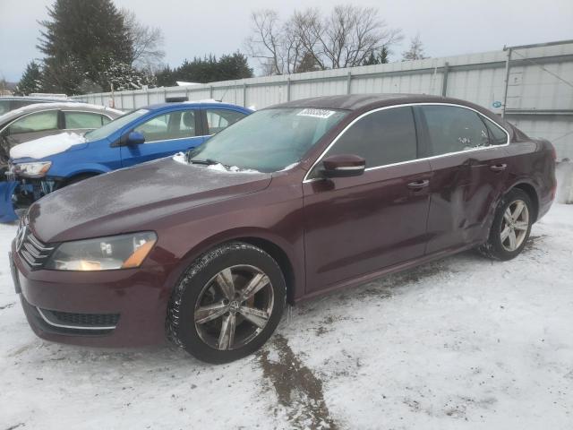 Image 1 of 2013 VOLKSWAGEN PASSAT SE 2013 with VIN 1VWBP7A39DC085394