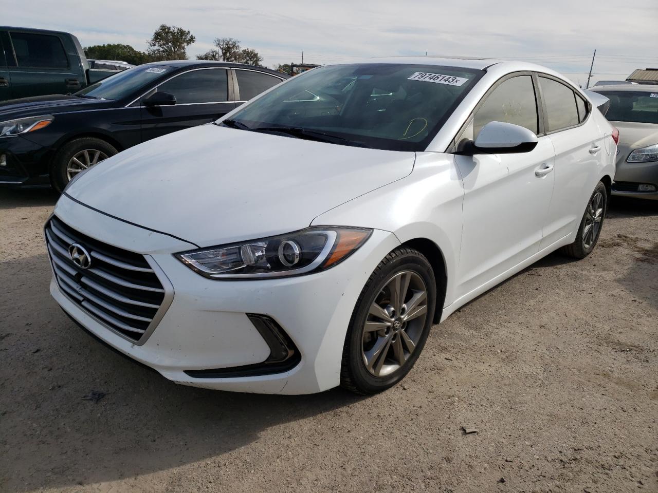 Image 1 of 2018 HYUNDAI ELANTRA SEL 2018 with VIN 5NPD84LFXJH355456