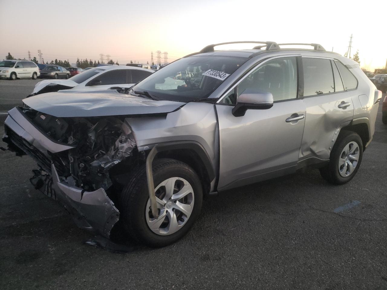 Image 1 of 2019 TOYOTA RAV4 LE 2019 with VIN JTMK1RFV2KD006701