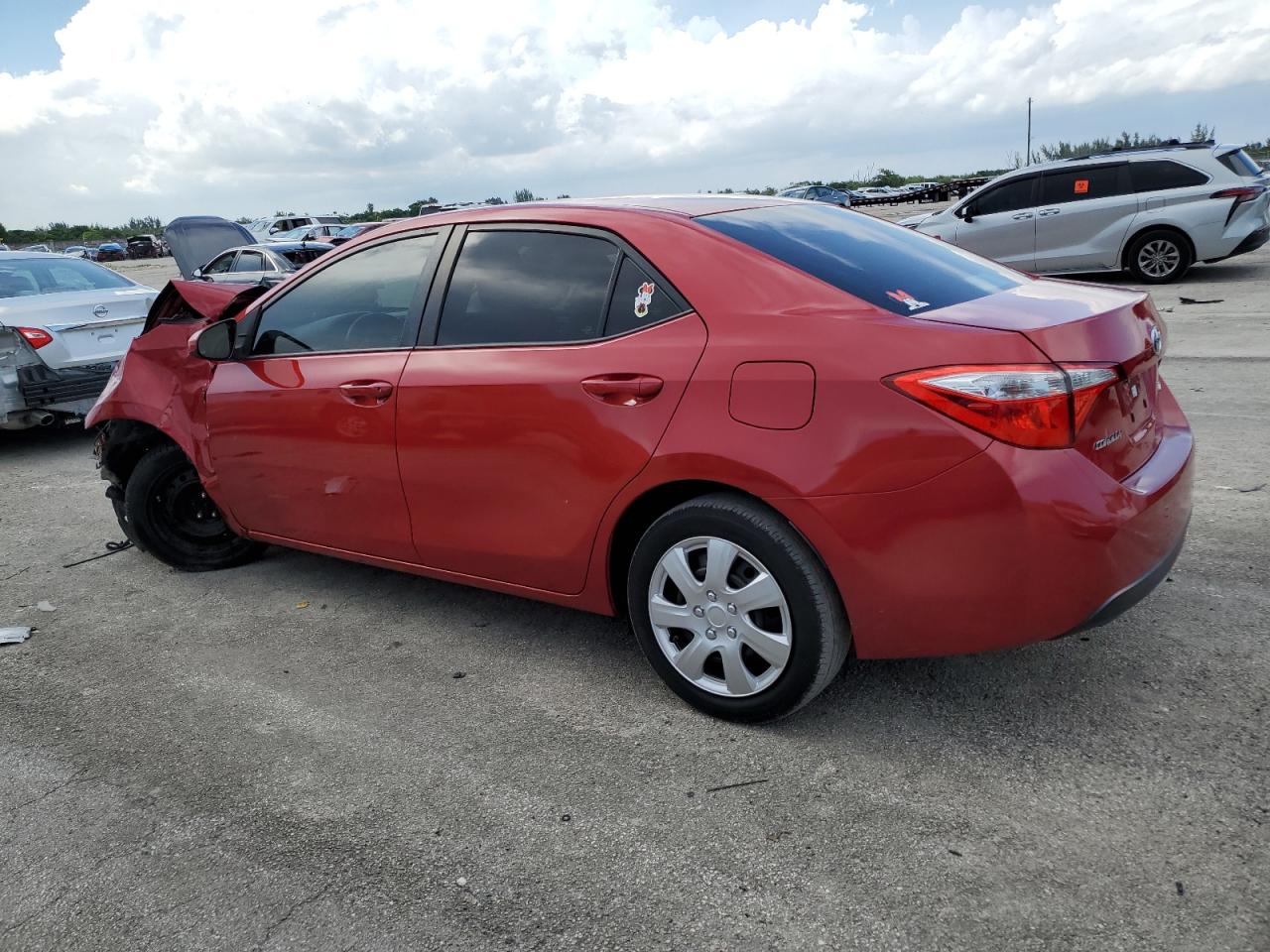 Image 2 of 2016 TOYOTA COROLLA L 2016 with VIN 2T1BURHE6GC671920