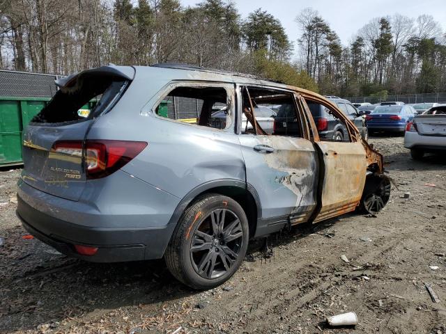 Изображение 3 2022 HONDA PILOT BLACK 2022 с VIN 5FNYF6H77NB029431