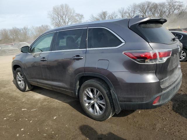 Obraz 2 z 2014 TOYOTA HIGHLANDER XLE 2014 z VIN 5TDJKRFH1ES057179