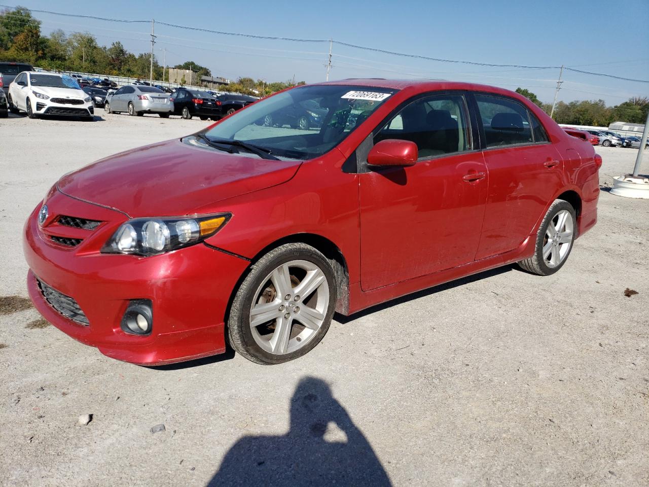 Image 1 of 2013 TOYOTA COROLLA BASE 2013 with VIN 2T1BU4EE8DC095248