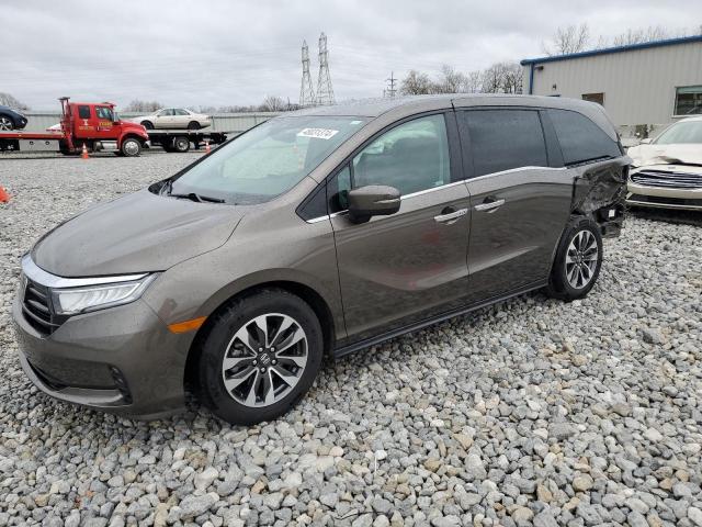 Image 1 of 2021 HONDA ODYSSEY EXL 2021 with VIN 5FNRL6H74MB026305