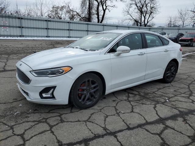 Image 1 of 2019 FORD FUSION TITANIUM 2019 with VIN 3FA6P0RU4KR120002