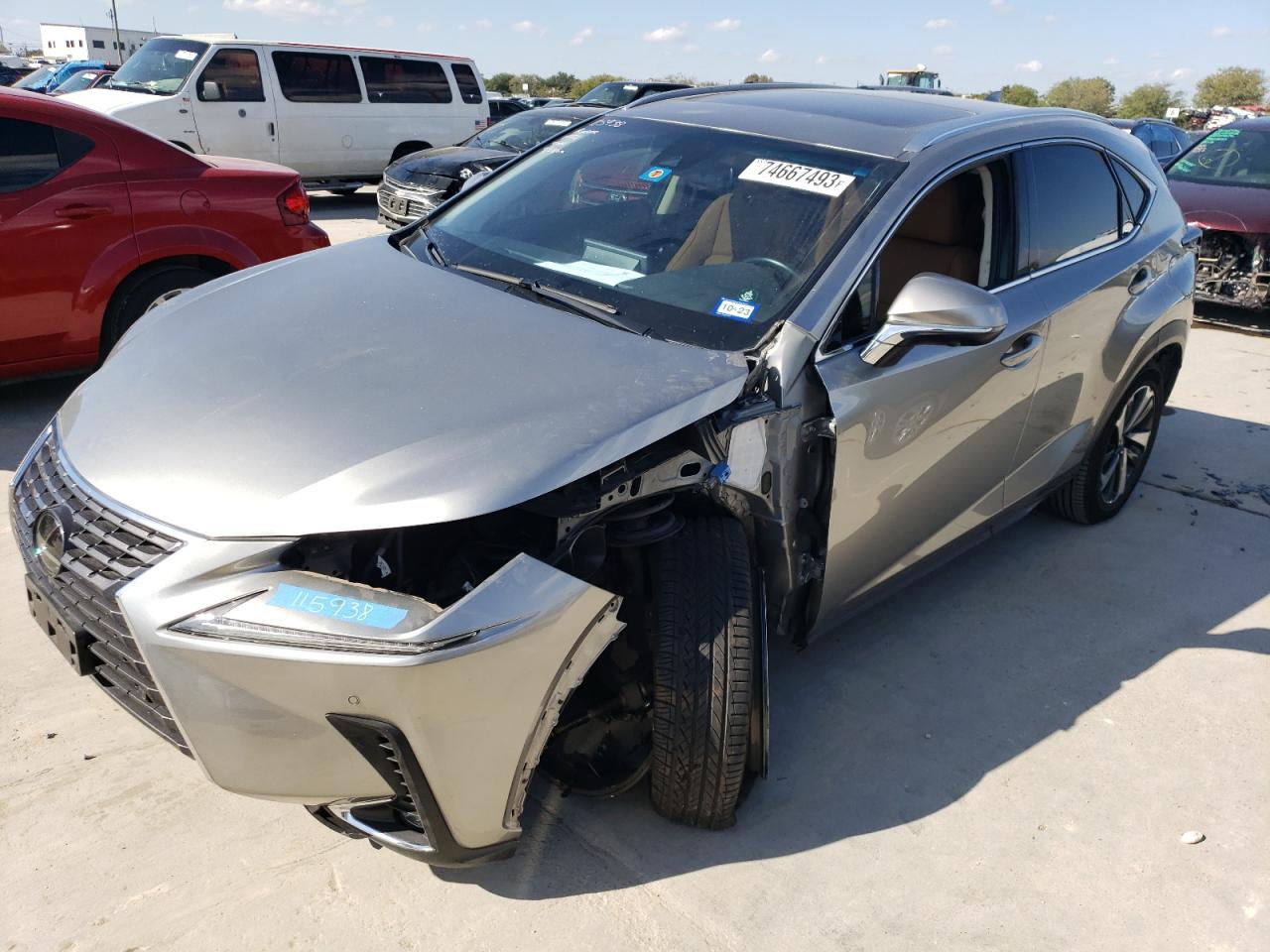 Obraz 1 z 2019 LEXUS NX 300 BASE 2019 z VIN JTJYARBZ9K2156395