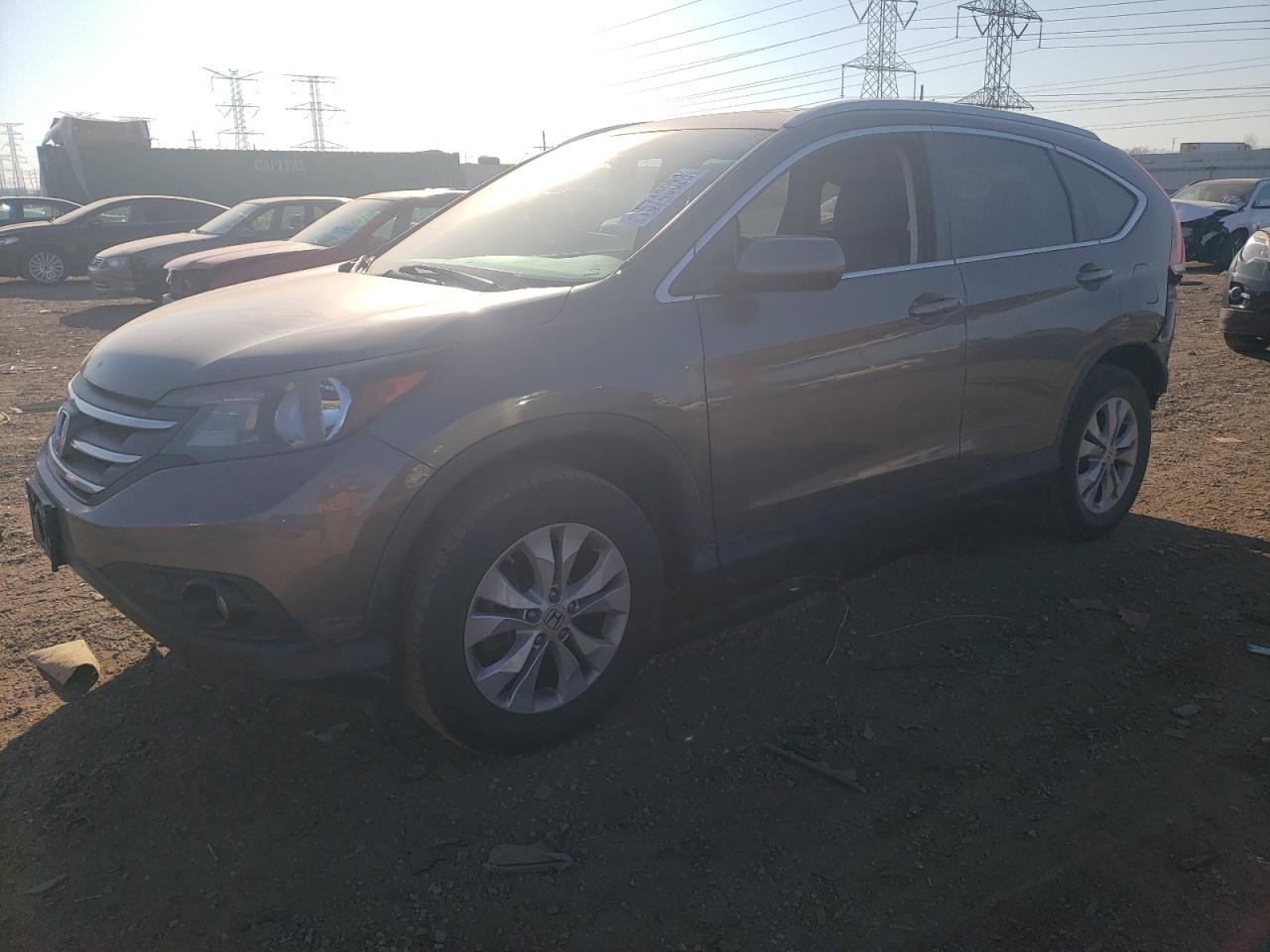 Изображение 1 2013 HONDA CR-V EXL 2013 с VIN 5J6RM4H76DL063266