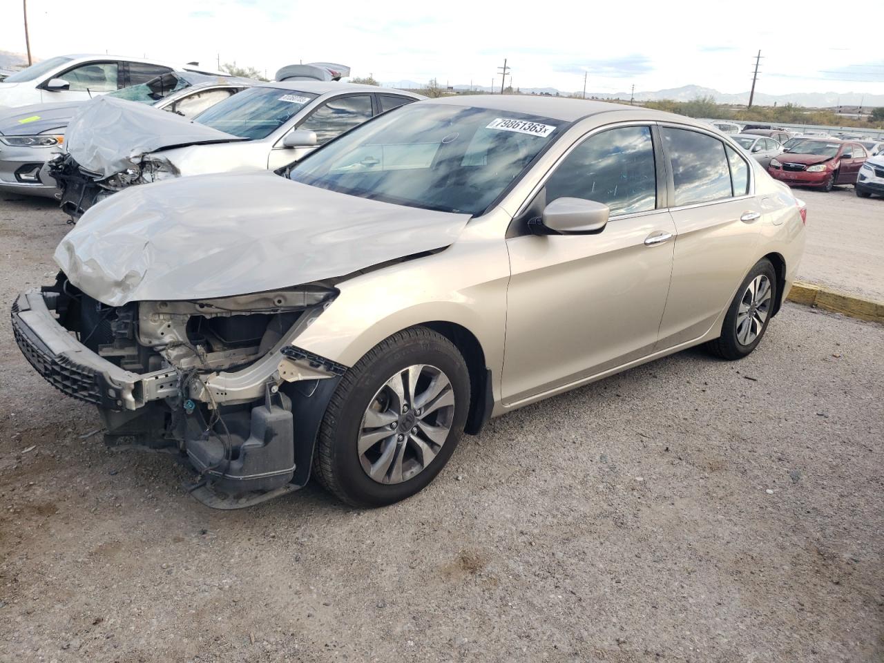 Изображение 1 2014 HONDA ACCORD LX 2014 с VIN 1HGCR2F31EA033303