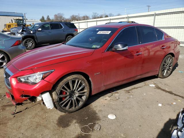 Image 1 of 2019 INFINITI Q50 RED SPORT 400 2019 with VIN JN1FV7AR6KM830367