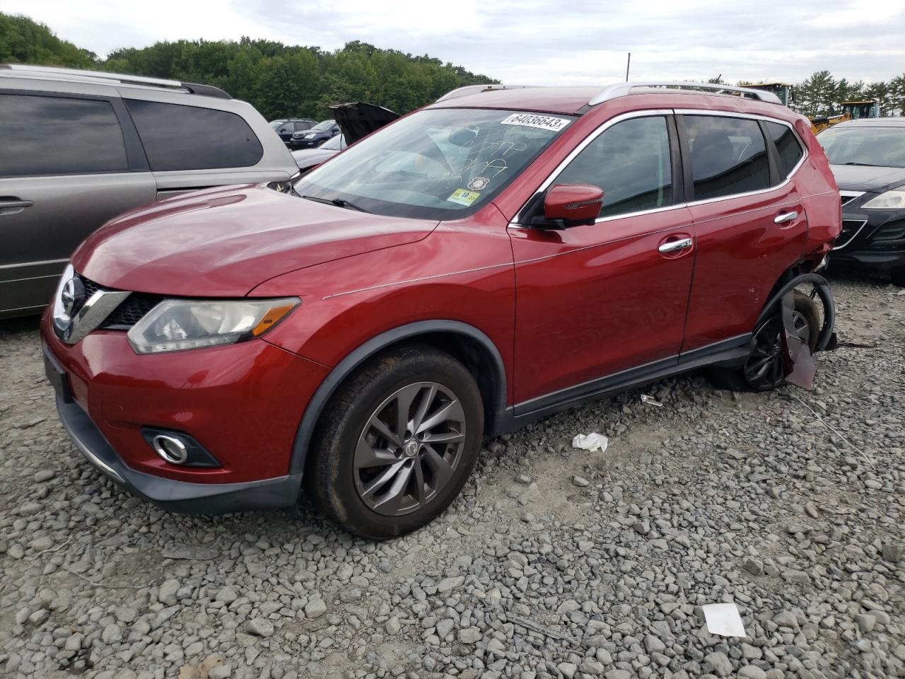 Obraz 1 z 2016 NISSAN ROGUE S 2016 z VIN KNMAT2MV7GP669977