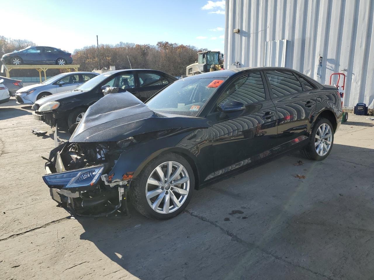 Image 1 of 2017 AUDI A4 PREMIUM 2017 with VIN WAUANAF42HA074660