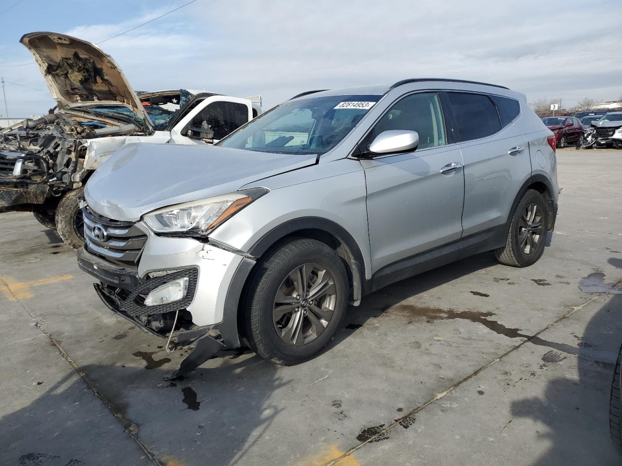 Image 1 of 2014 HYUNDAI SANTA FE SPORT  2014 with VIN 5XYZU3LB9EG182454