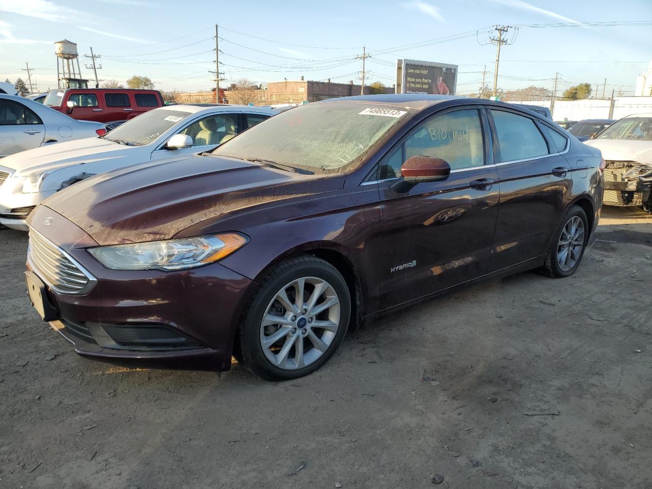 Изображение 1 2017 FORD FUSION SE HYBRID 2017 с VIN 3FA6P0LU5HR250694