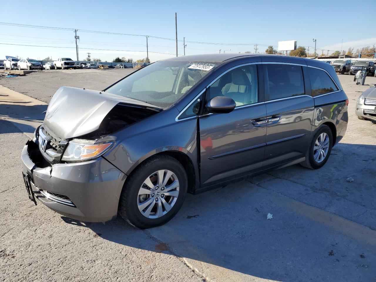 Image 1 of 2016 HONDA ODYSSEY SE 2016 with VIN 5FNRL5H35GB151325