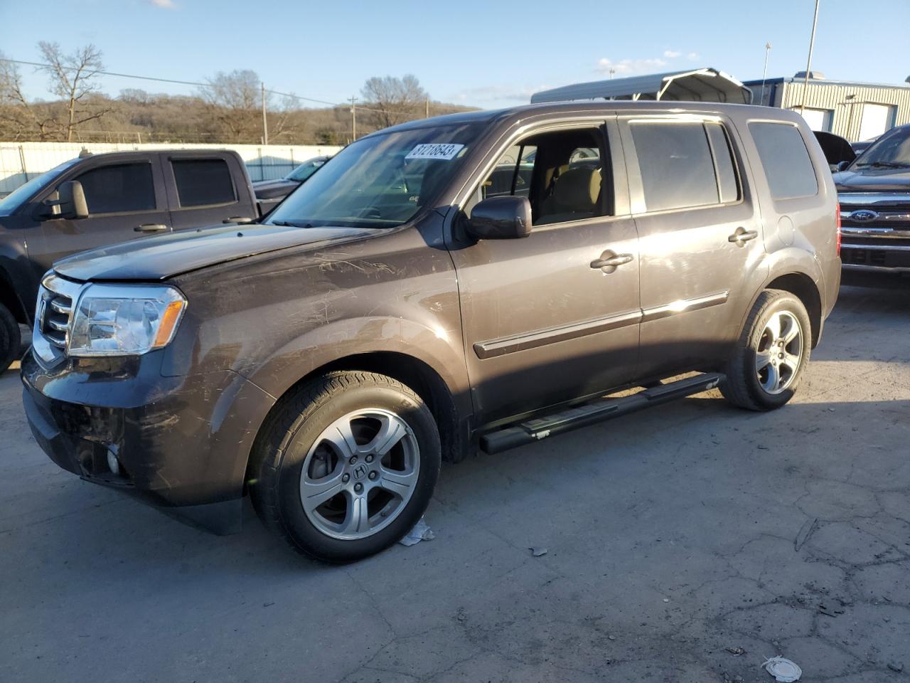 Image 1 of 2013 HONDA PILOT EX 2013 with VIN 5FNYF3H43DB018882