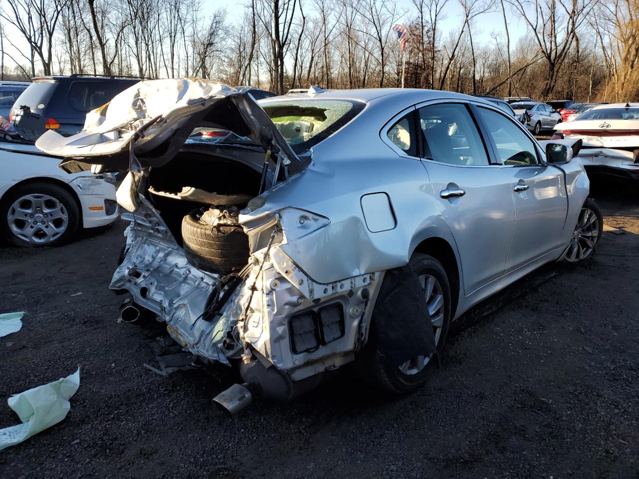 Image 3 of 2013 INFINITI M37 X 2013 with VIN JN1BY1AR4DM604706