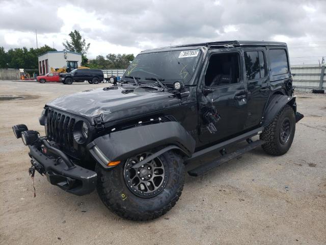 Изображение 1 2022 JEEP WRANGLER UNLIMITED SPORT 2022 с VIN 1C4HJXDG0NW242999