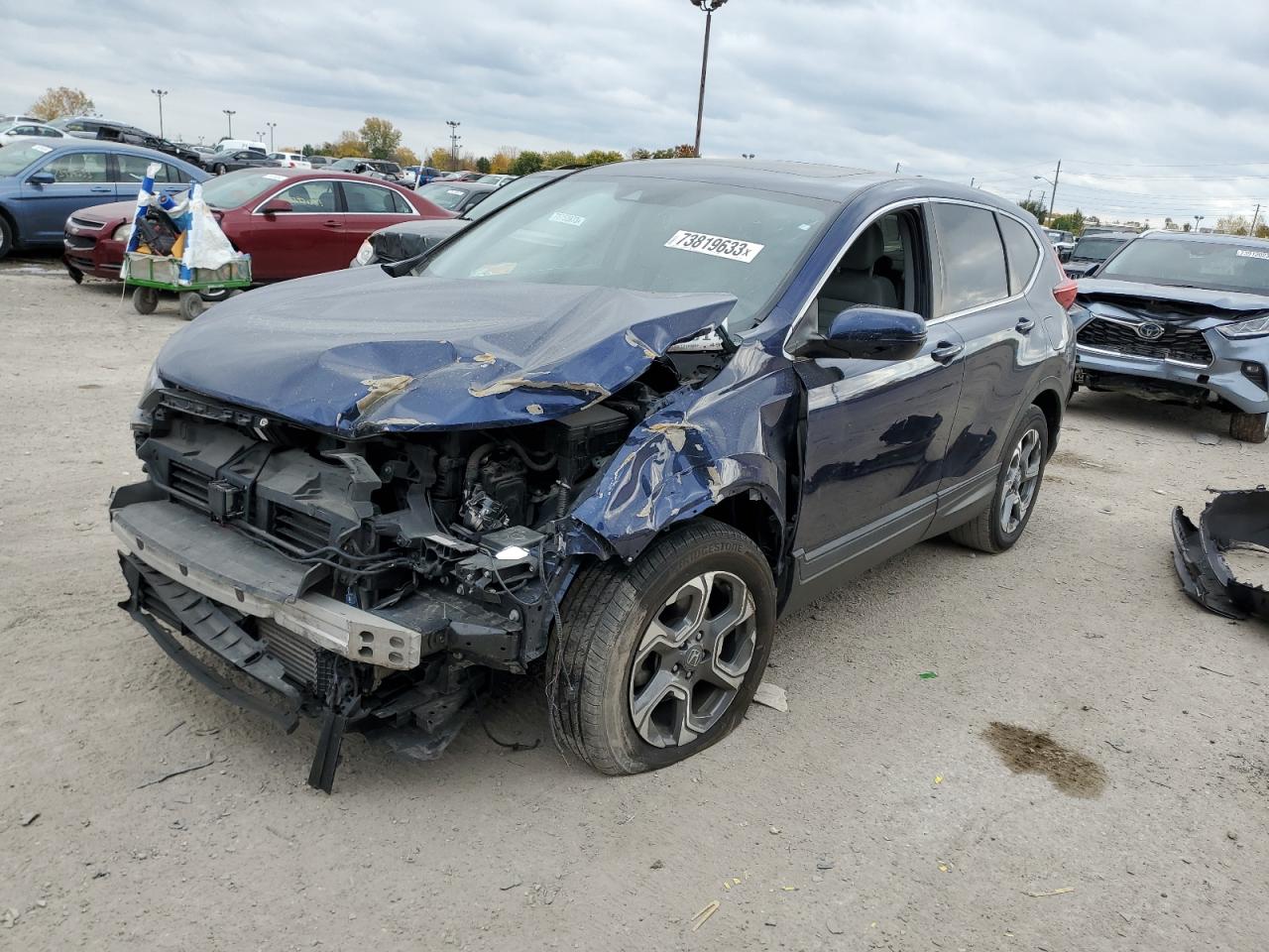 Изображение 1 2019 HONDA CR-V EX 2019 с VIN 2HKRW2H52KH643781