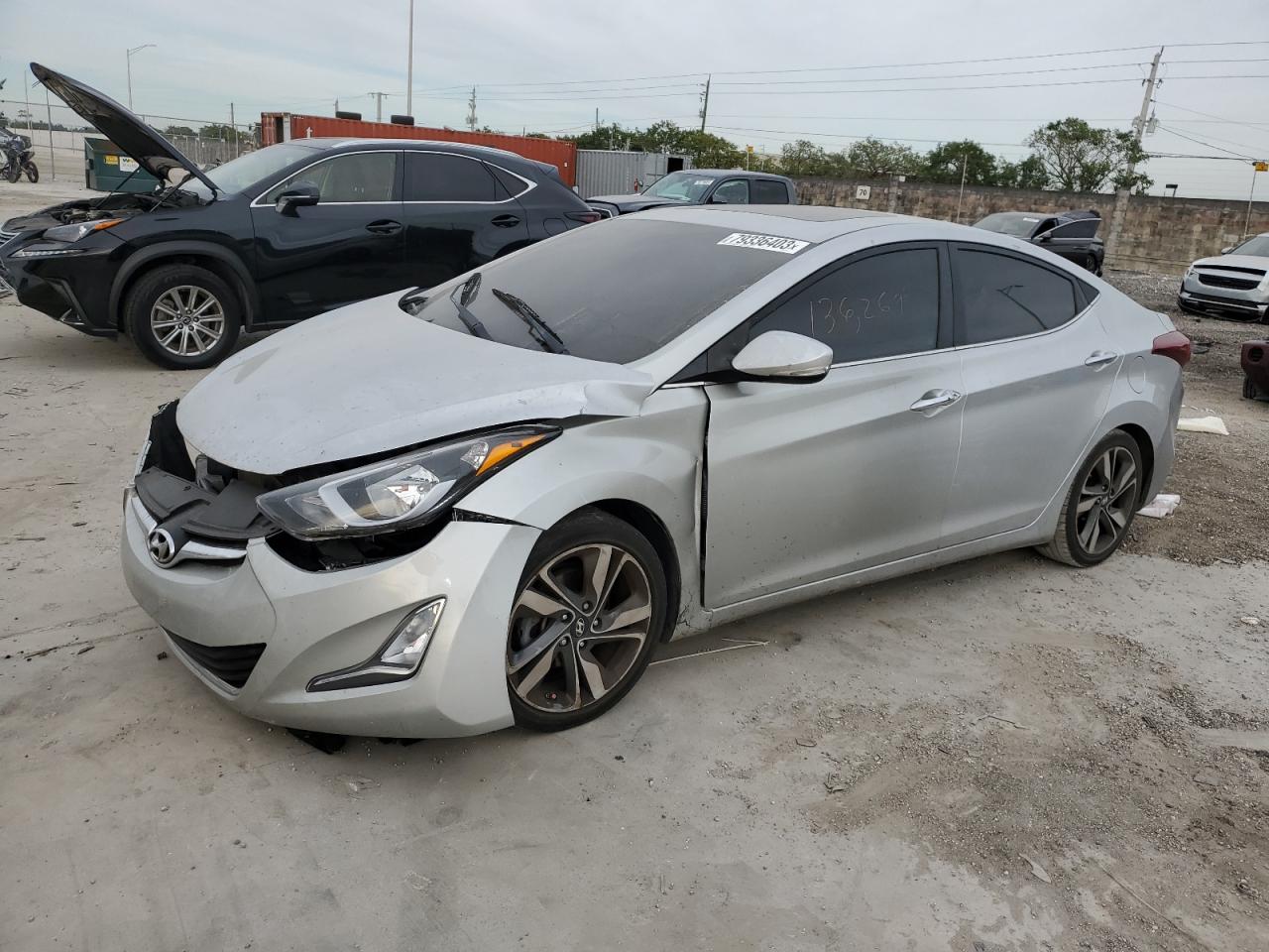 Изображение 1 2015 HYUNDAI ELANTRA SE 2015 с VIN KMHDH4AE1FU394794