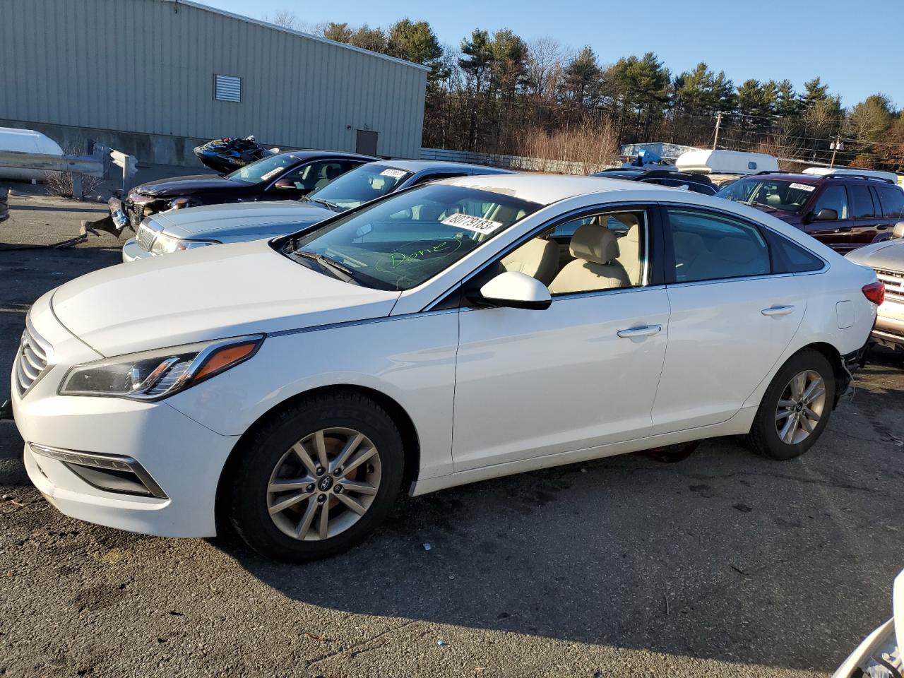 Image 1 of 2015 HYUNDAI SONATA SE 2015 with VIN 5NPE24AF9FH248396