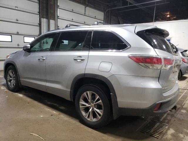 Изображение 2 2015 TOYOTA HIGHLANDER XLE 2015 с VIN 5TDJKRFH7FS220483