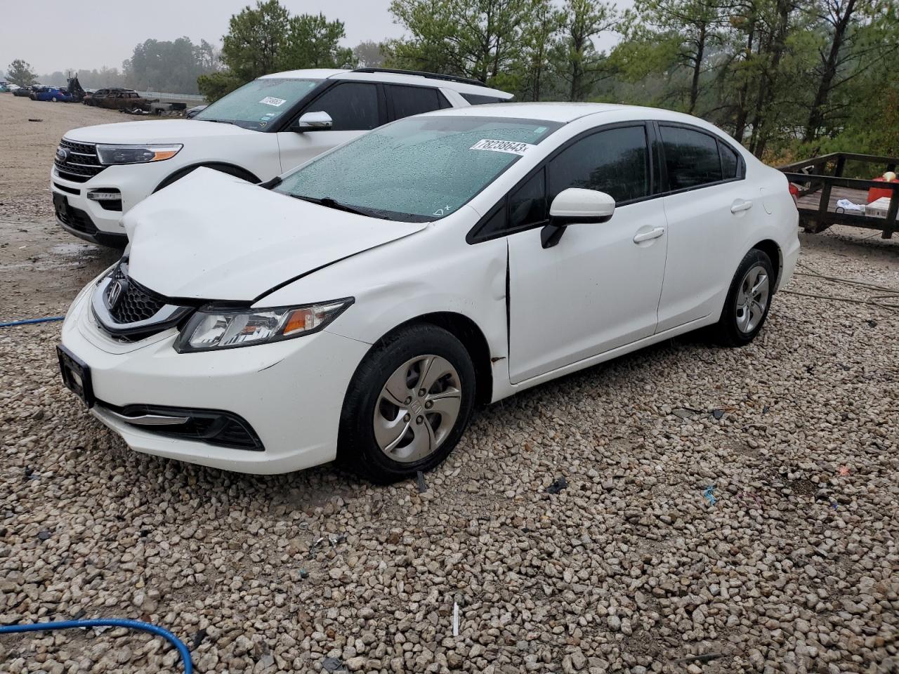 Изображение 1 2014 HONDA CIVIC LX 2014 с VIN 19XFB2F52EE046446