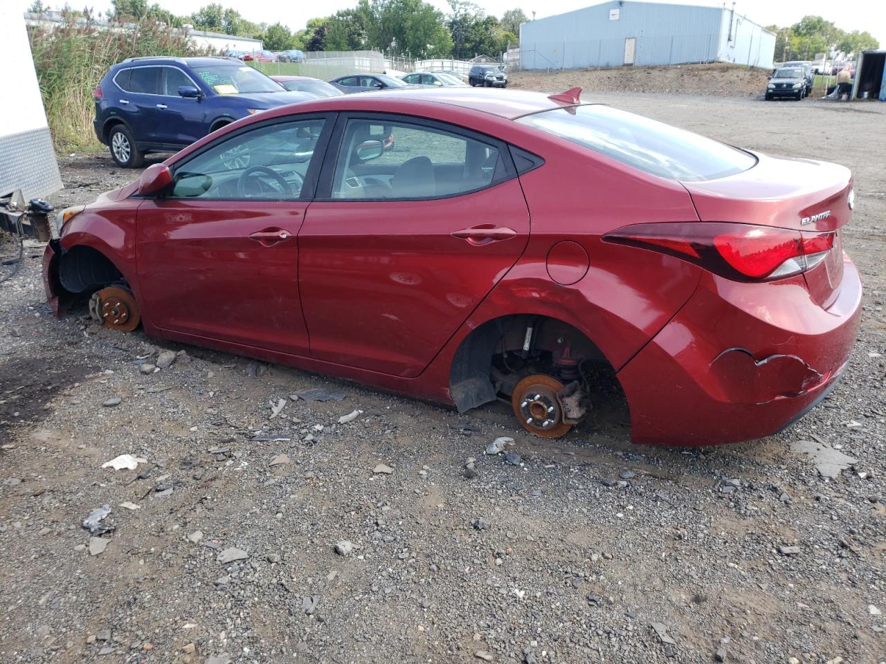 Image 2 of 2014 HYUNDAI ELANTRA SE 2014 with VIN 5NPDH4AE9EH534863