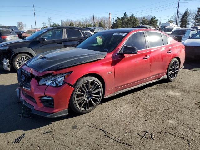 Image 1 of 2017 INFINITI Q50 RED SPORT 400 2017 with VIN JN1FV7AR1HM871059
